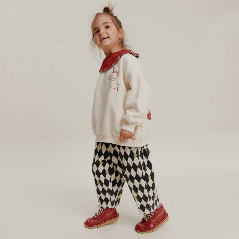 Claude & Co - Rex harlequin spot trousers
