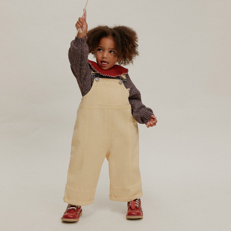 Claude & Co - Blythe washed dungarees - honey