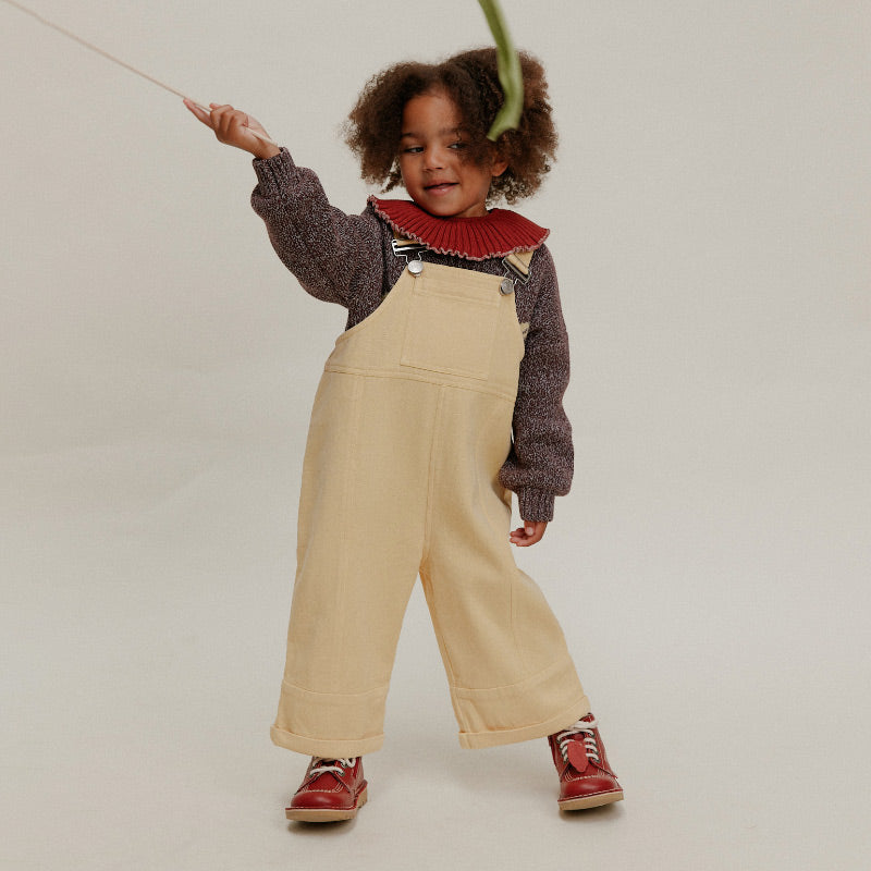 Claude & Co - Blythe washed dungarees - honey