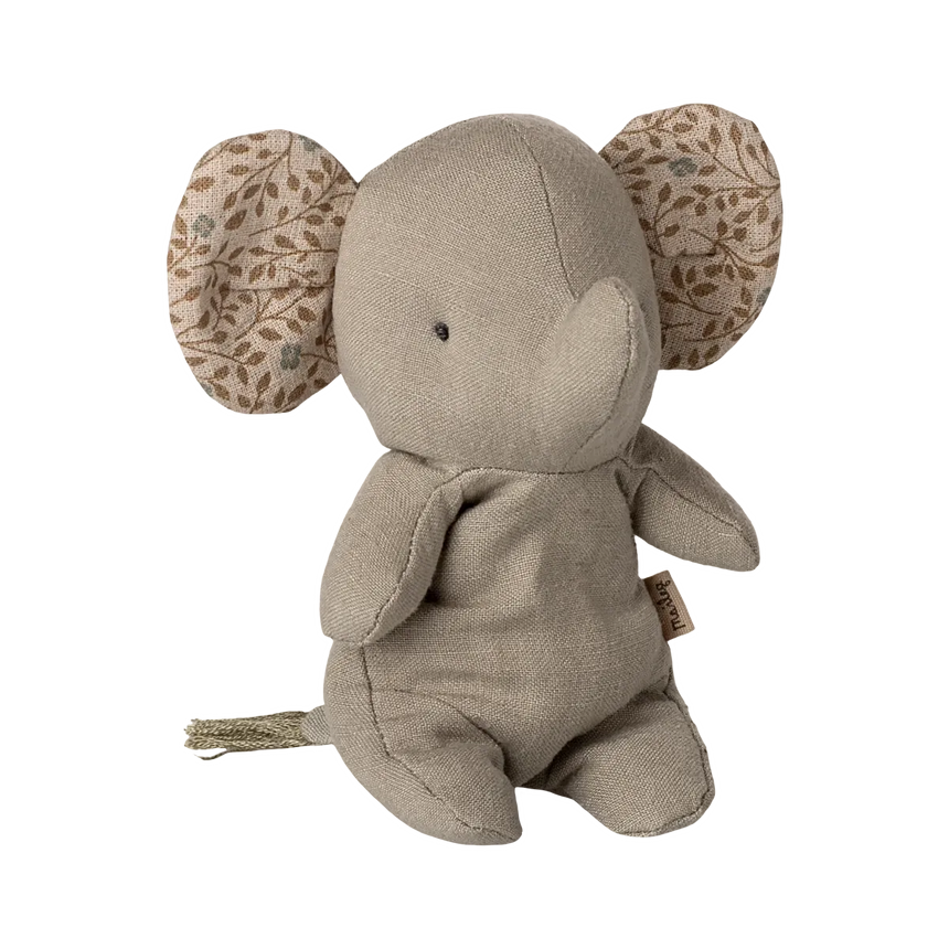 Maileg - Safari Friends elephant soft toy - mini - iron grey | Scout & Co