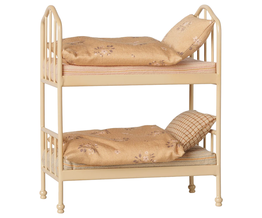 Maileg - Mouse bunk bed - wheat