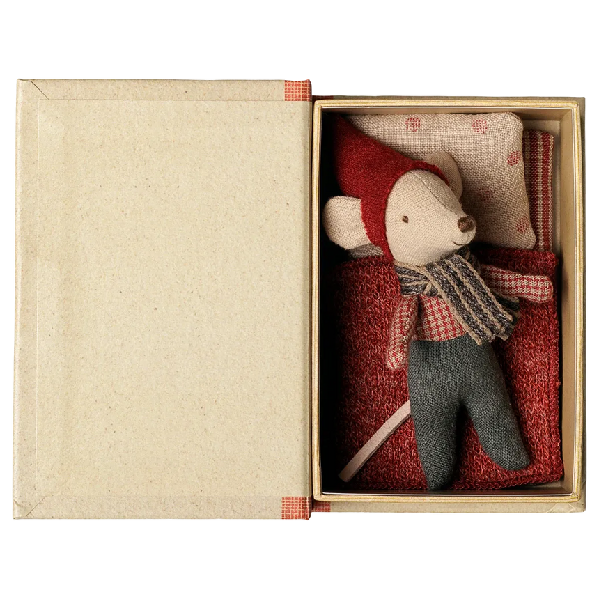 Maileg - Christmas baby mouse in book | Scout & Co