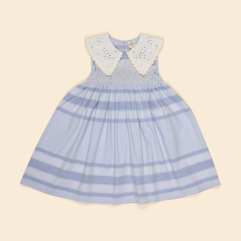Apolina - Cornelia sleeveless smock dress - Summerhouse Stripe | Scout & Co