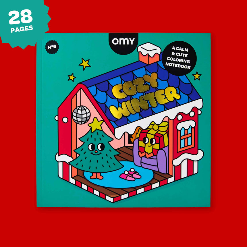 OMY - Cozy Art colouring book - Cozy Christmas