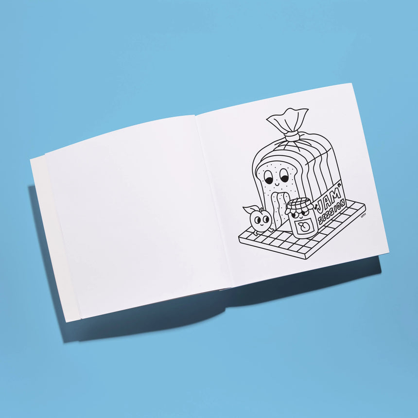 OMY - Cozy Art colouring book - Cozy Supermarket | Scout & Co