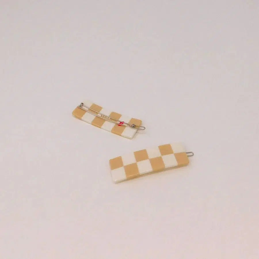 Chunks - Cecile hair clip - Beige & Ivory | Scout & Co