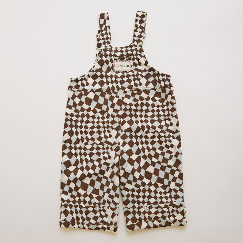 Claude & Co - Blythe dungarees - Warped checkerboard