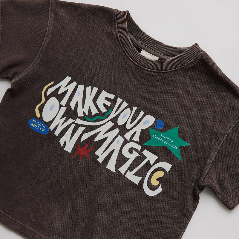 Claude & Co - Lenni 'Magic' T-shirt - conker