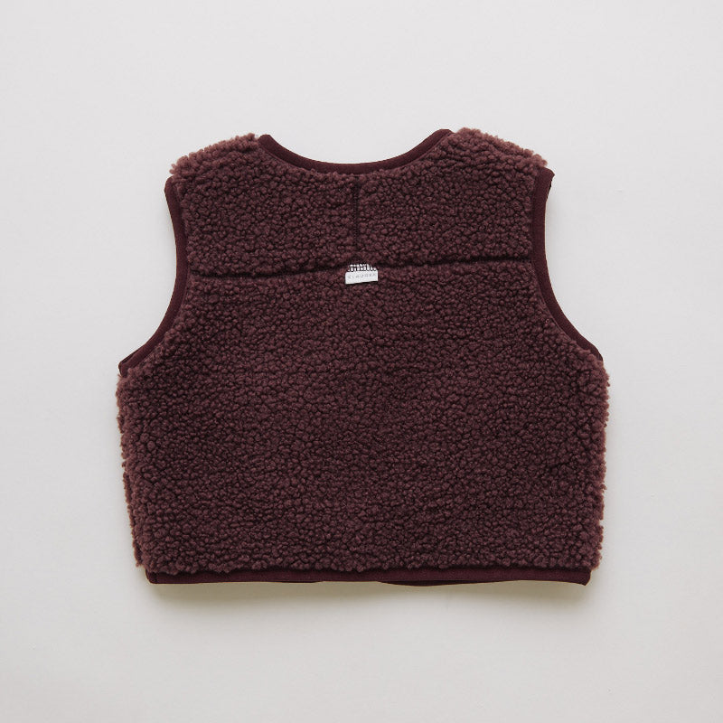 Claude & Co - Amos borg gilet - plum | Scout & Co