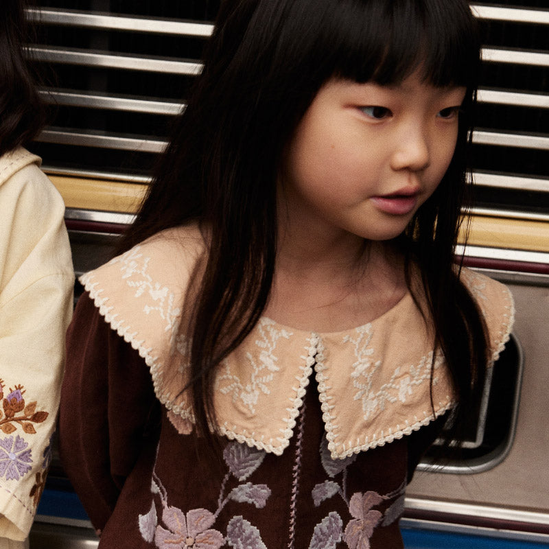 Apolina - Daria blouse - Dark chocolate | Scout & Co