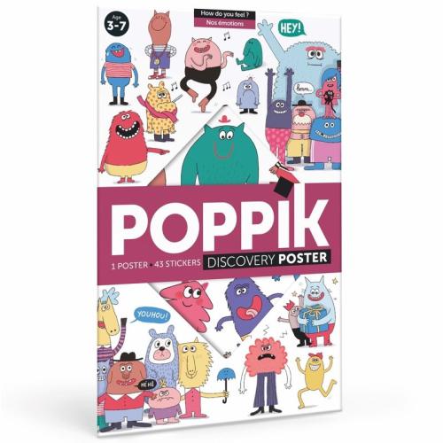 Poppik - Discovery Sticker Poster - Emotions: How Do You Feel? | Scout & Co