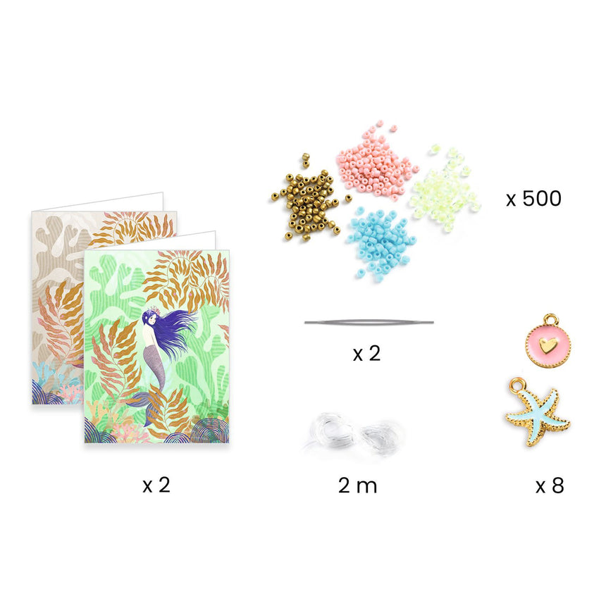 Djeco - You & Me Friendship Bracelets DIY kit - Sea Multi Wrap | Scout & Co