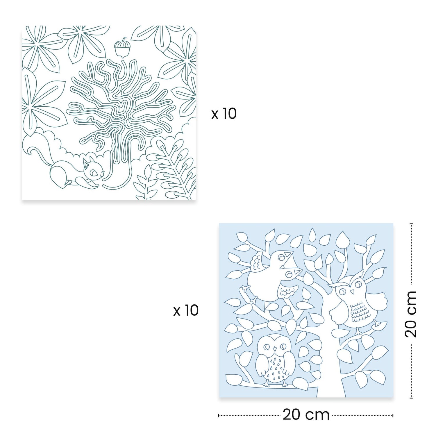 Djeco - Colouring activity dispenser - Forest | Scout & Co