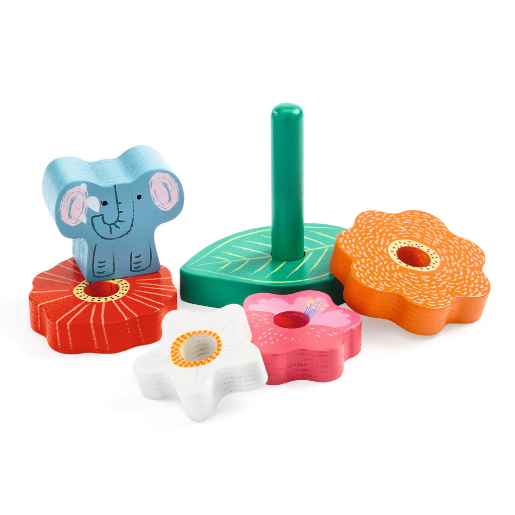 Djeco - Puzz & Stack Happy wooden puzzle | Scout & Co