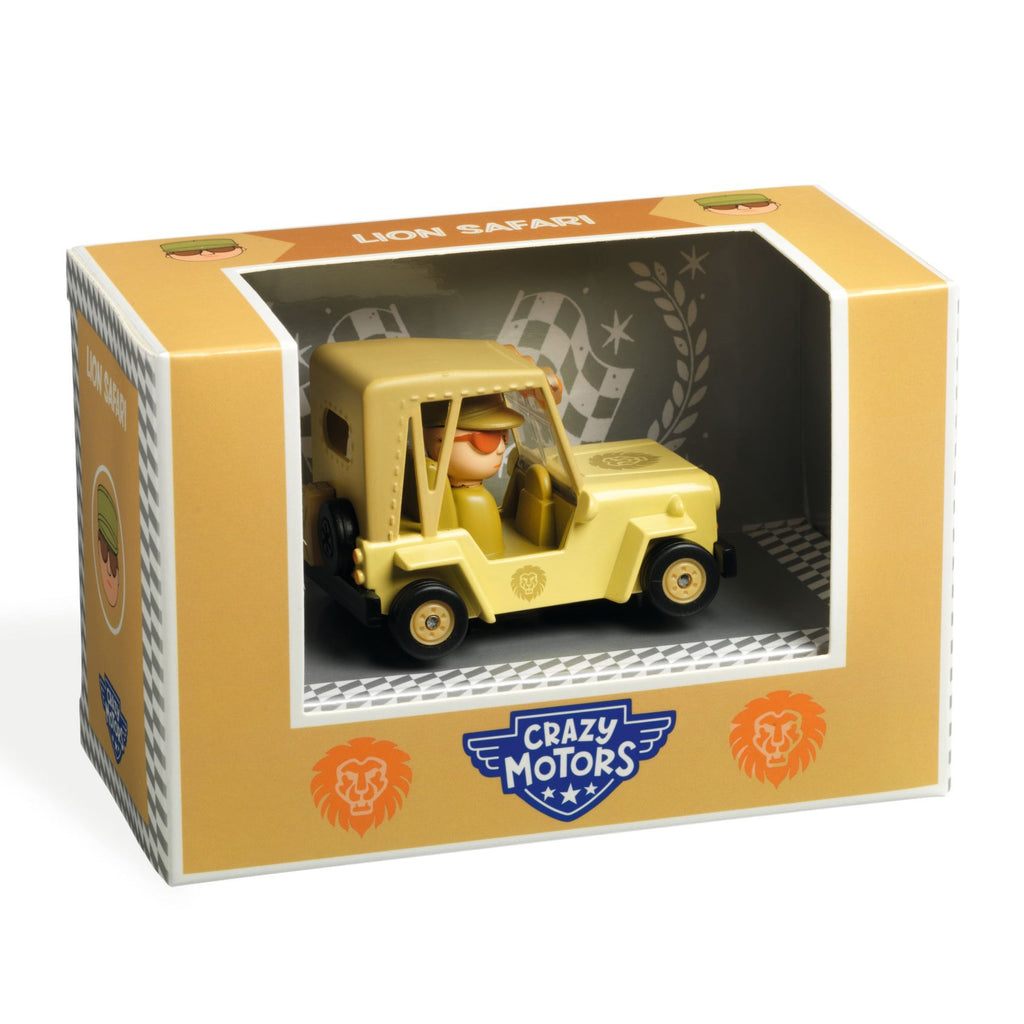 Djeco - Crazy Motors toy car - Lion Safari | Scout & Co