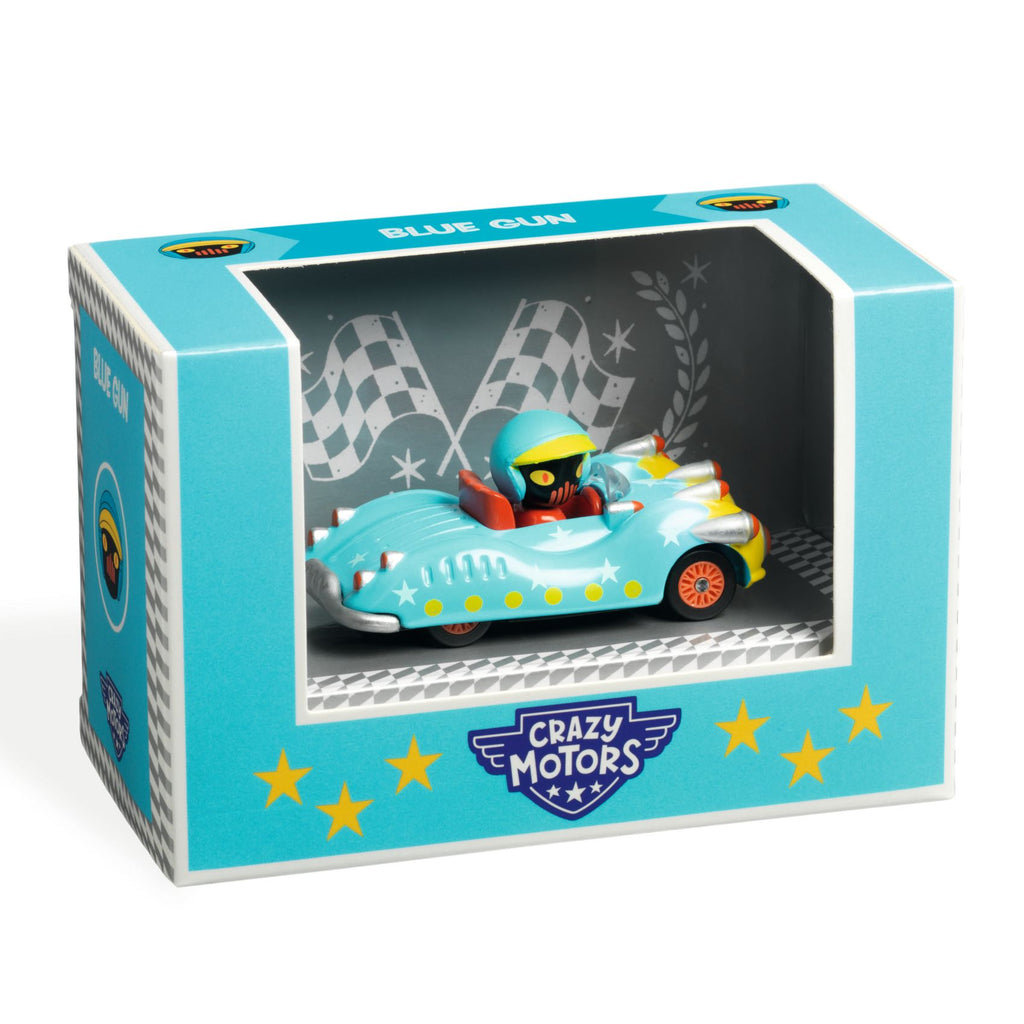 Djeco - Crazy Motors toy car - Blue Gun | Scout & Co