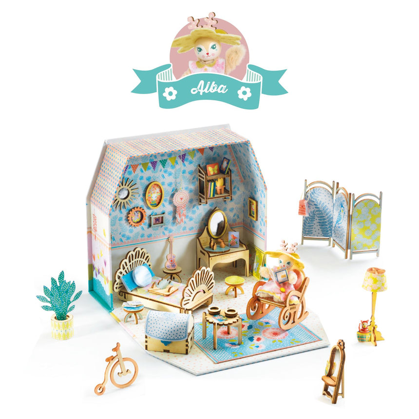 Djeco - Mi House miniature room craft kit - Alba | Scout & Co