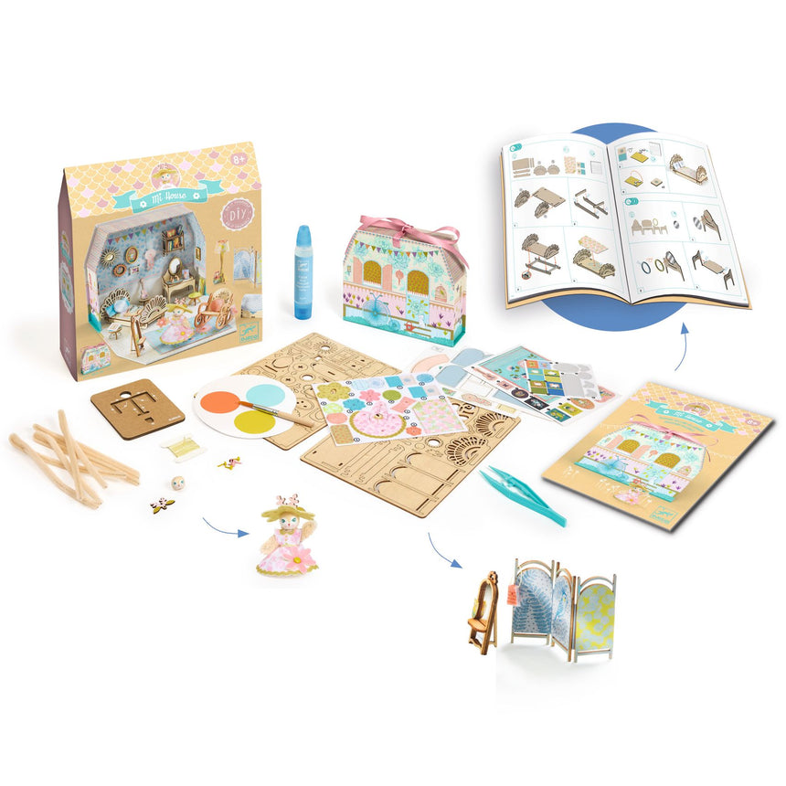 Djeco - Mi House miniature room craft kit - Alba | Scout & Co