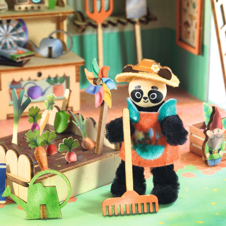 Djeco - Mi House miniature room craft kit - Olive | Scout & Co