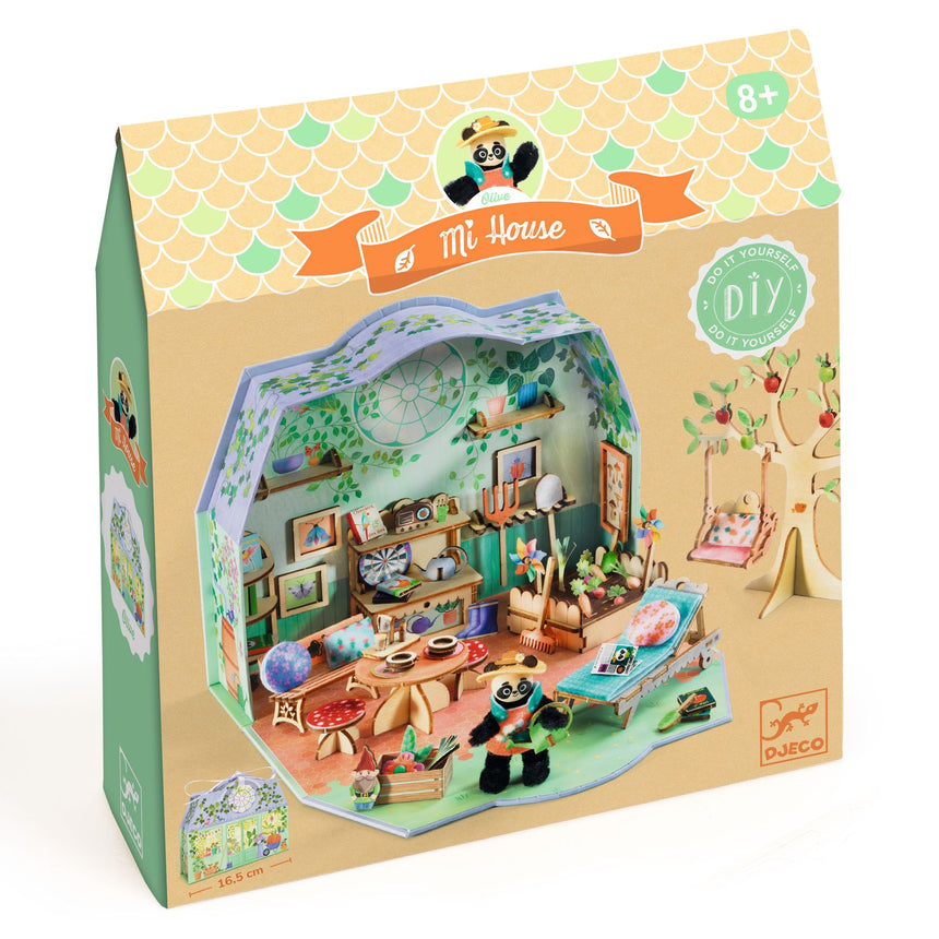 Djeco - Mi House miniature room craft kit - Olive | Scout & Co