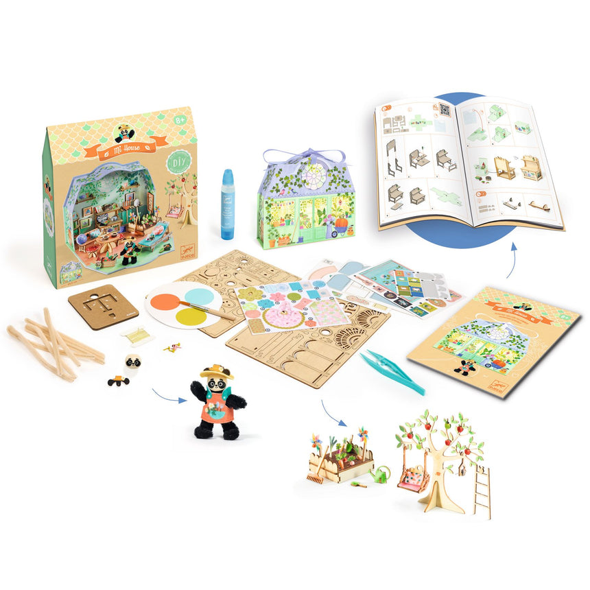 Djeco - Mi House miniature room craft kit - Olive | Scout & Co