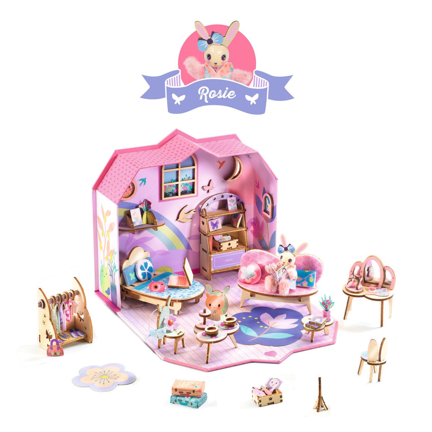 Djeco - Mi House miniature room craft kit - Rosie | Scout & Co