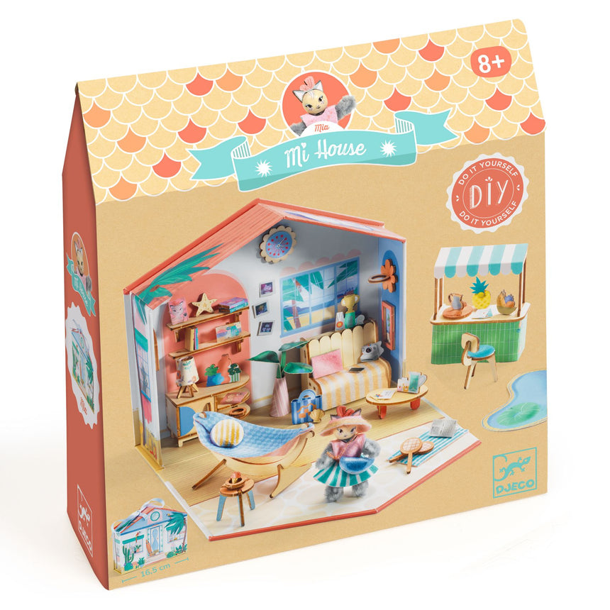 Djeco - Mi House miniature room craft kit - Mia | Scout & Co