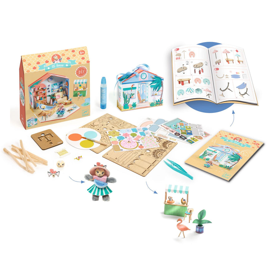 Djeco - Mi House miniature room craft kit - Mia | Scout & Co