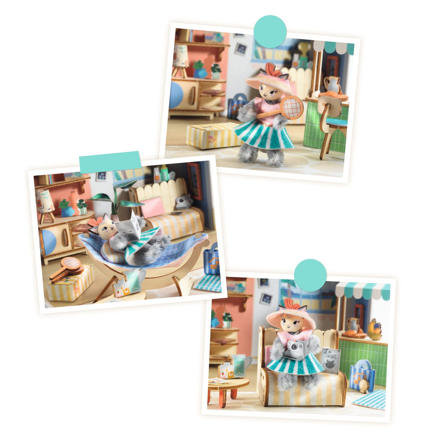 Djeco - Mi House miniature room craft kit - Mia | Scout & Co