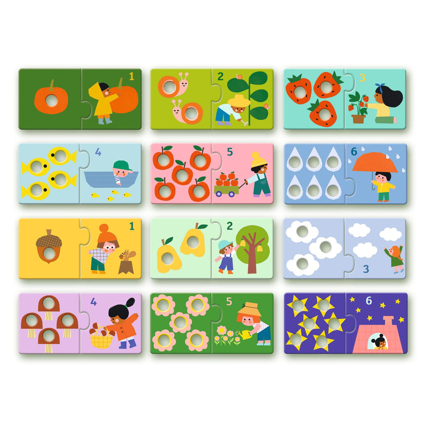 Djeco - First Figures duo jigsaw puzzle | Scout & Co