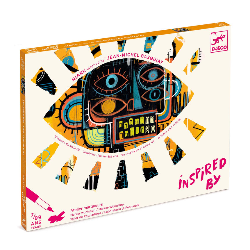 Djeco - Inspired By Basquiat markers craft kit - Brooklyn