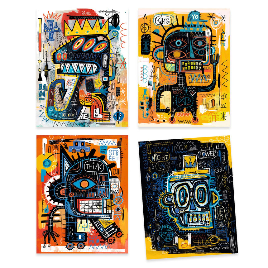 Djeco - Inspired By Basquiat markers craft kit - Brooklyn