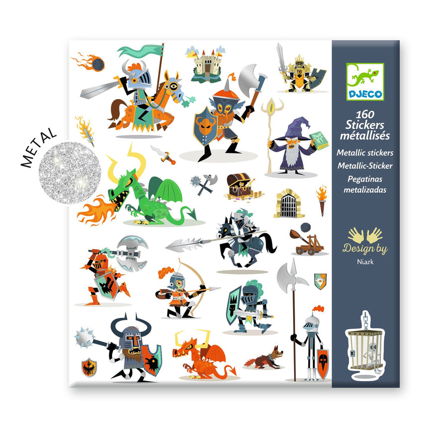 Djeco - Knights stickers