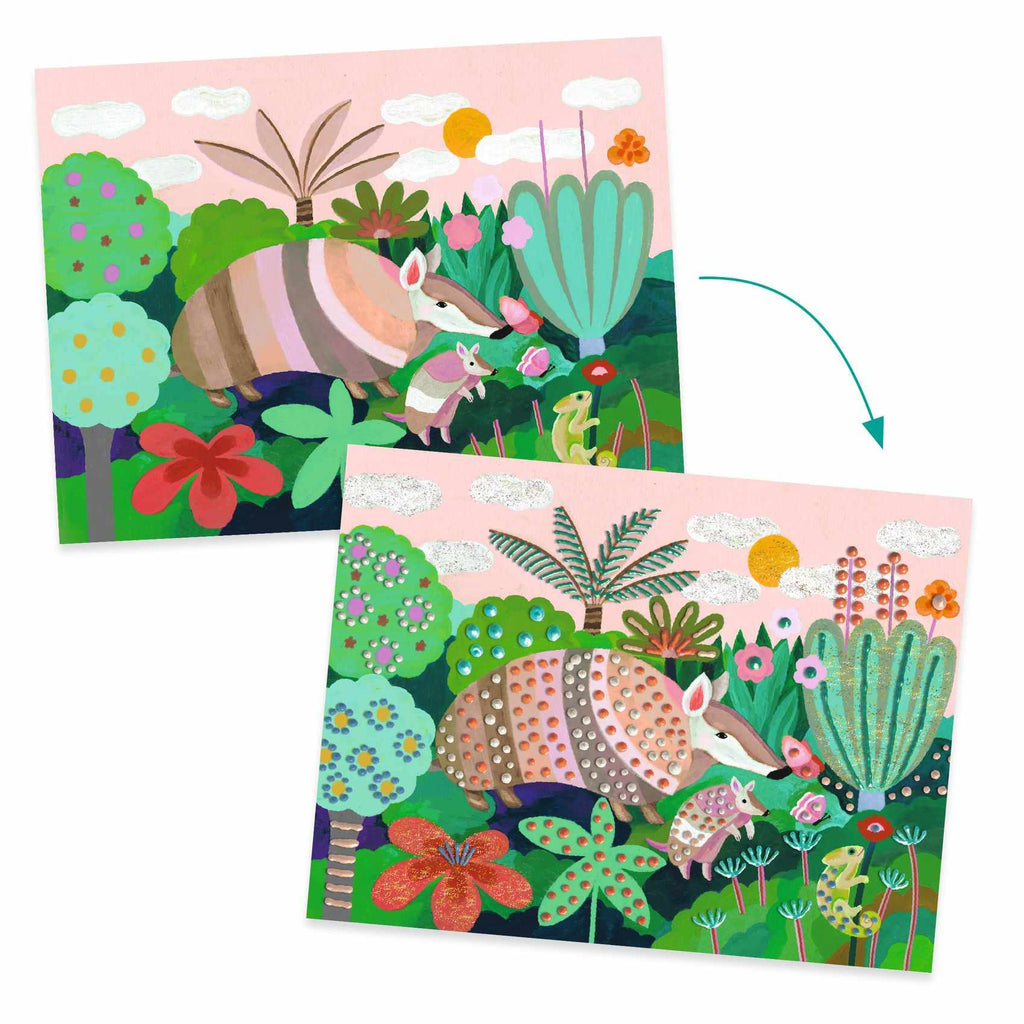 Djeco - 3D Painting craft kit - Tropical Forest | Scout & Co