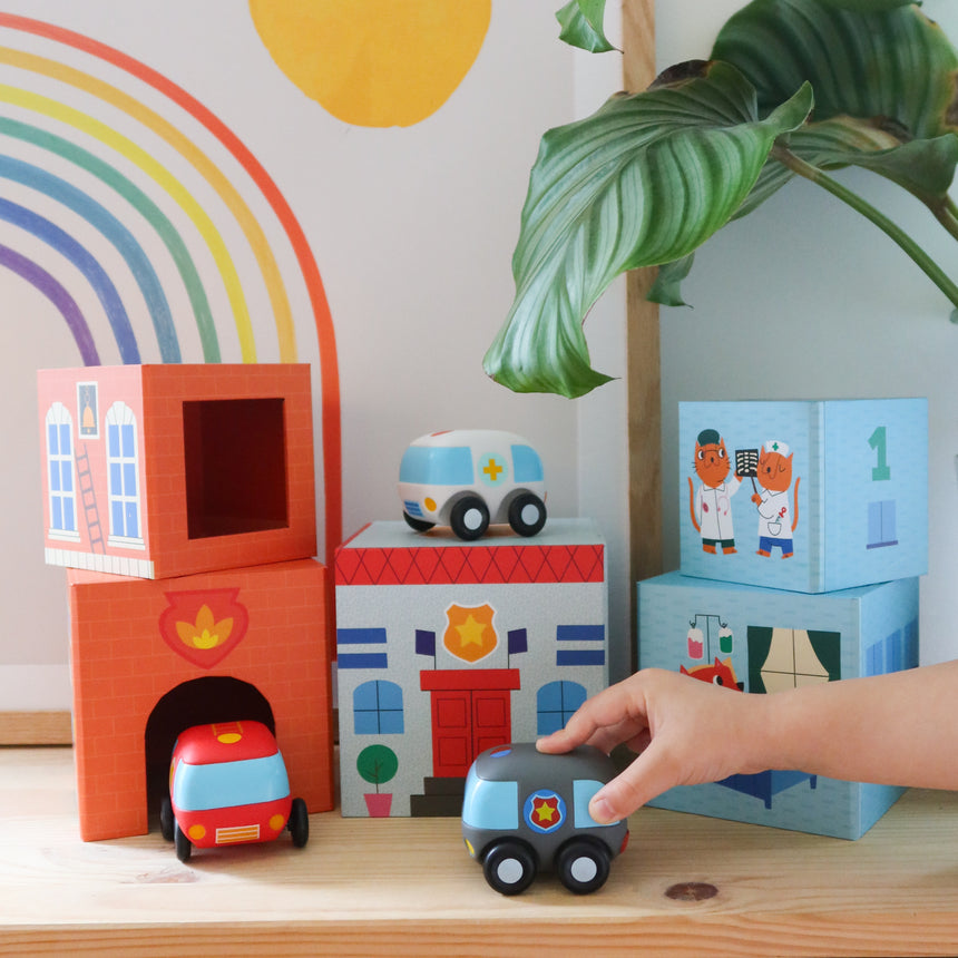 Djeco - Topanicar stacking blocks game