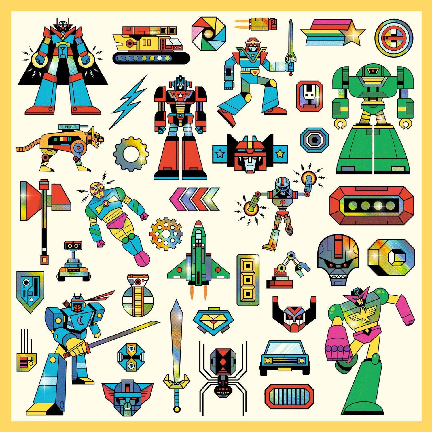 Djeco - Robots stickers | Scout & Co