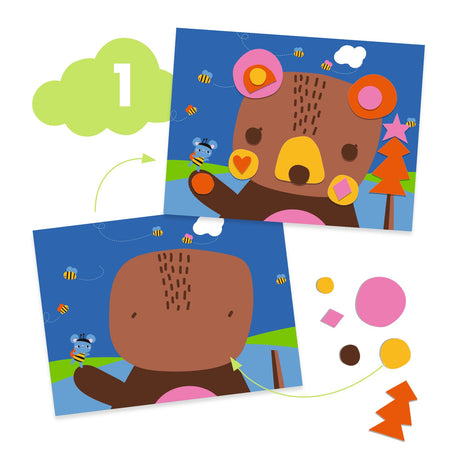 Djeco - The Mouse & His Friends: 6 activities craft set | Scout & Co