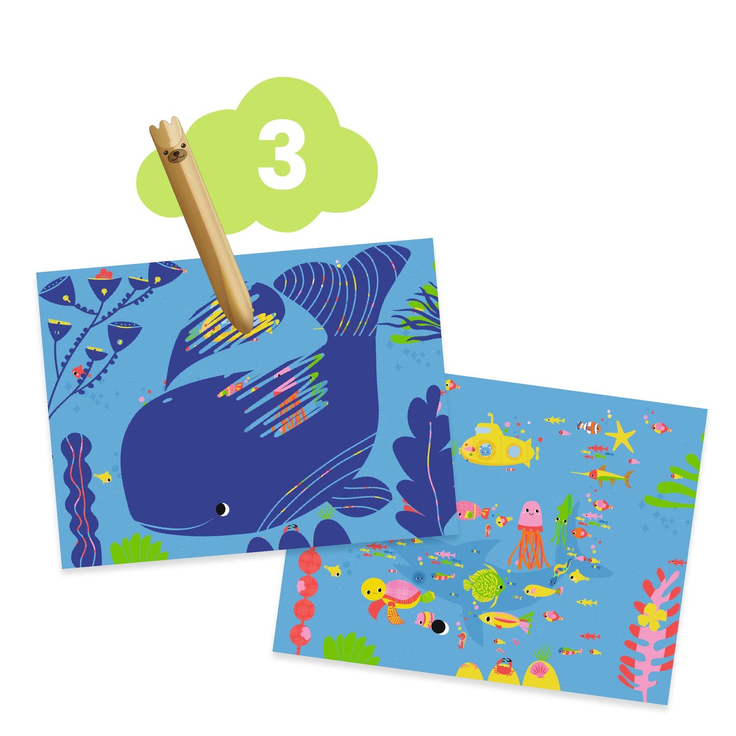 Djeco - The Mouse & His Friends: 6 activities craft set | Scout & Co