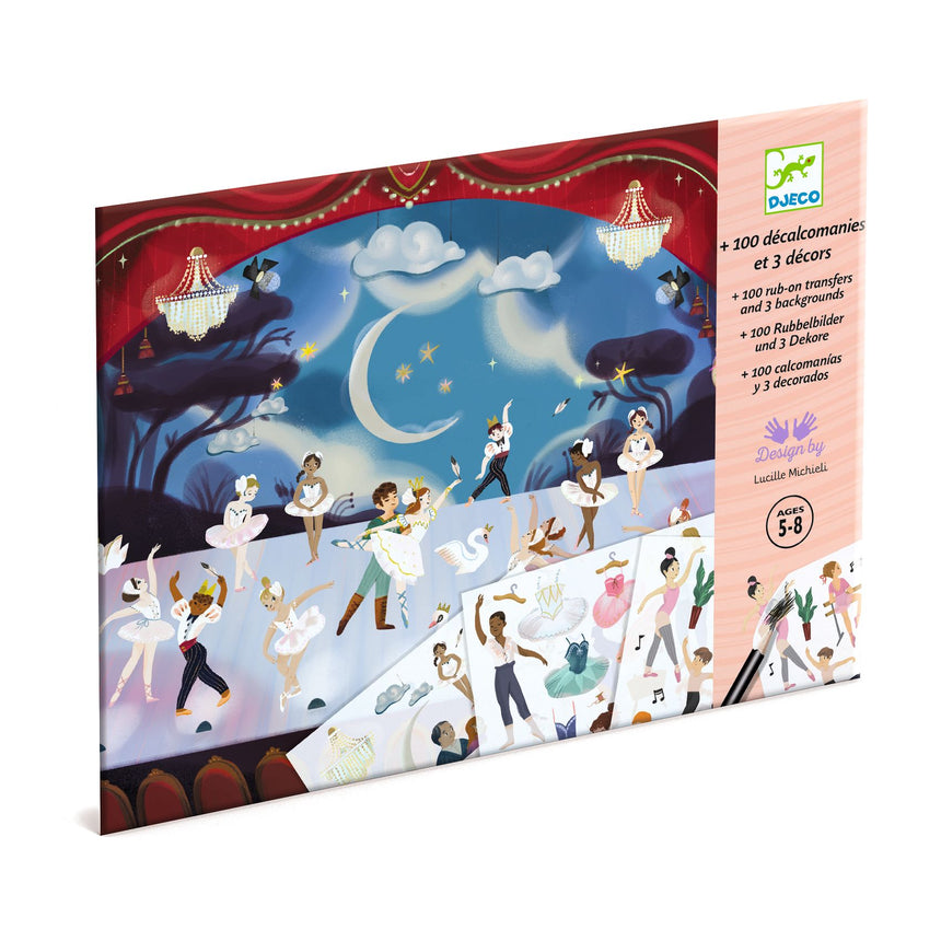 Djeco - Little Ballet Dancers transfers set | Scout & Co