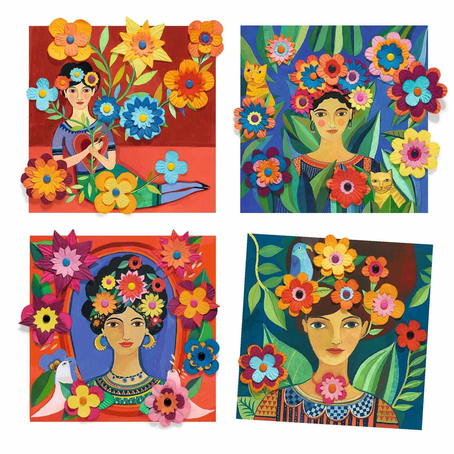 Djeco - Inspired By Frida Kahlo 3D art craft kit - Coyoacán | Scout & Co