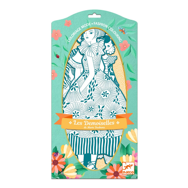 Djeco - Les Demoiselles colouring - Rebekka & Friends | Scout & Co