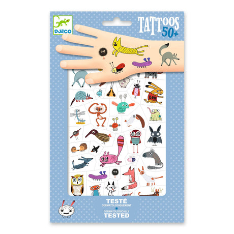 Djeco - Little Critters temporary tattoos | Scout & Co
