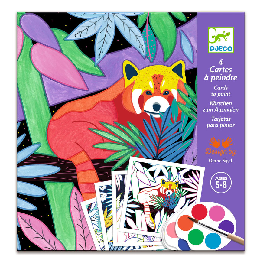 Djeco - Painting cards - Selva