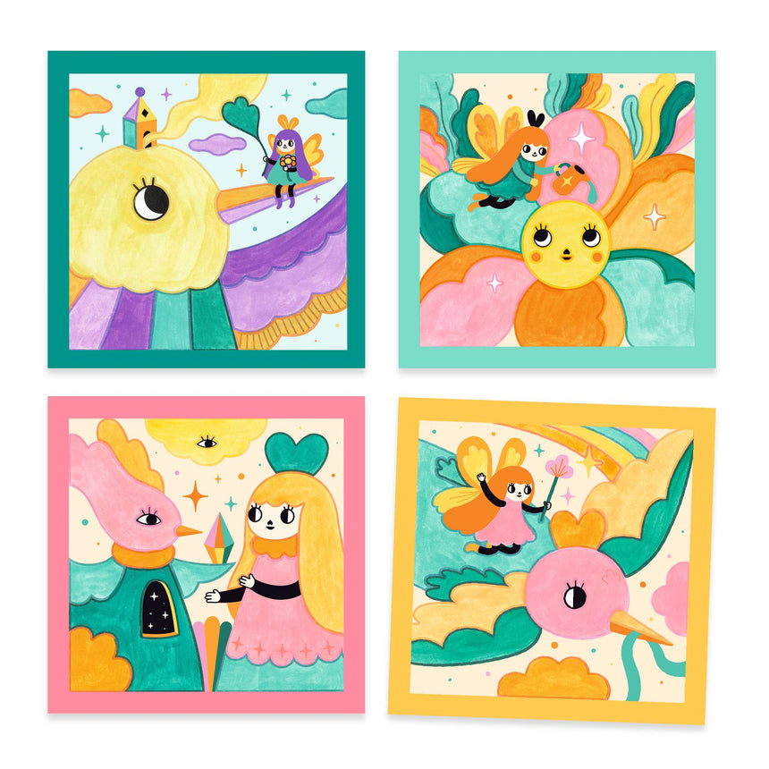 Djeco - Painting cards - Magical Garden | Scout & Co