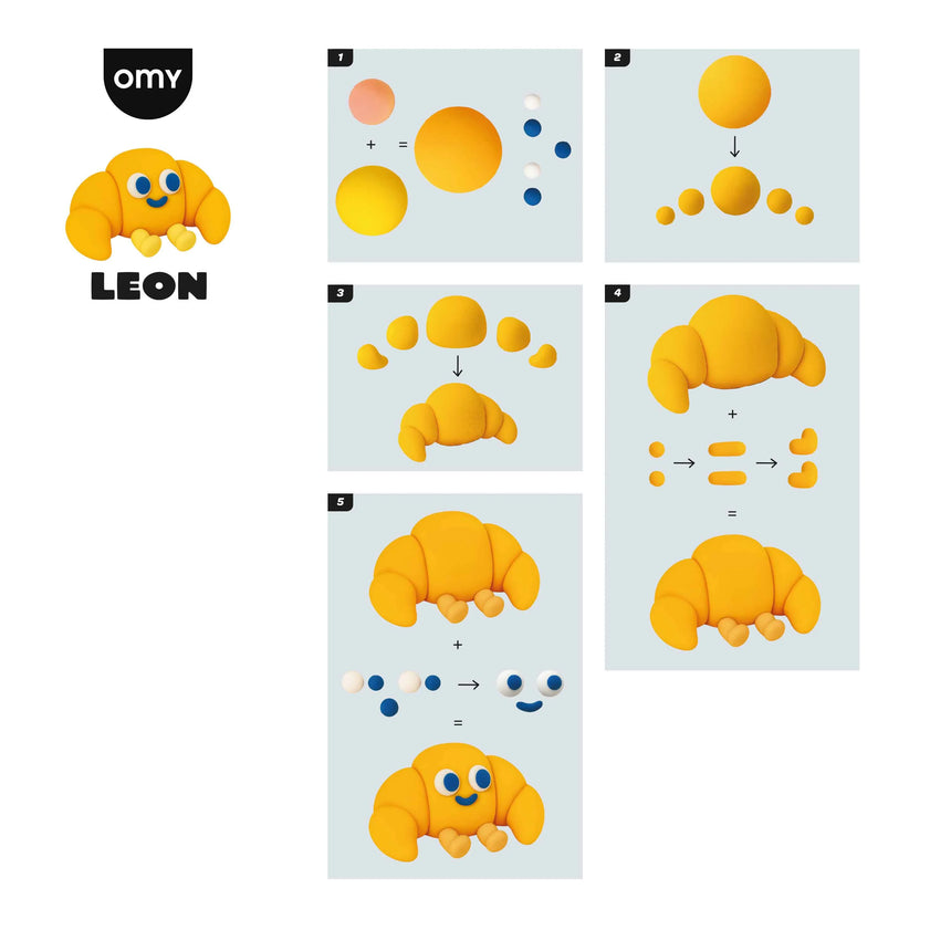 OMY - Air Dry Clay kit - Leon | Scout & Co