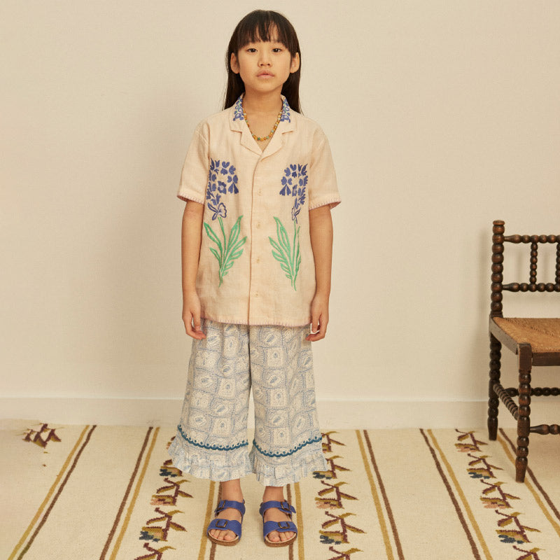 Apolina - Donny embroidered shirt - Blush | Scout & Co