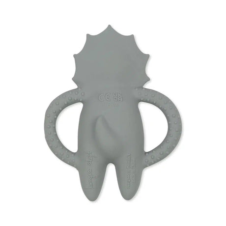 Konges Sløjd - Dinosaur teeth soother - Quarry blue | Scout & Co