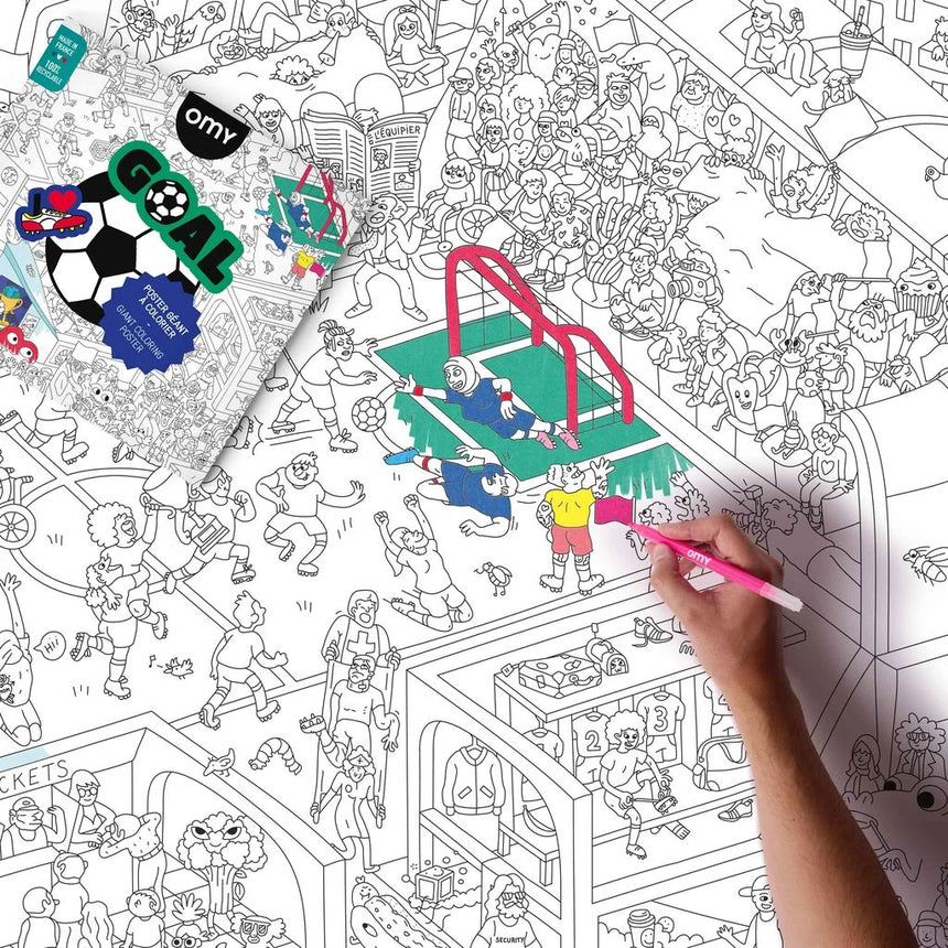 OMY - colouring poster - Goal | Scout & Co