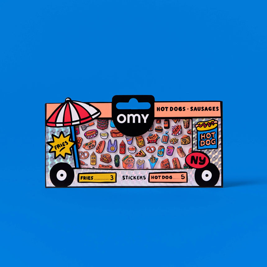 OMY - Fabulous Boutique mini vinyl stickers - Hot Dog Shop