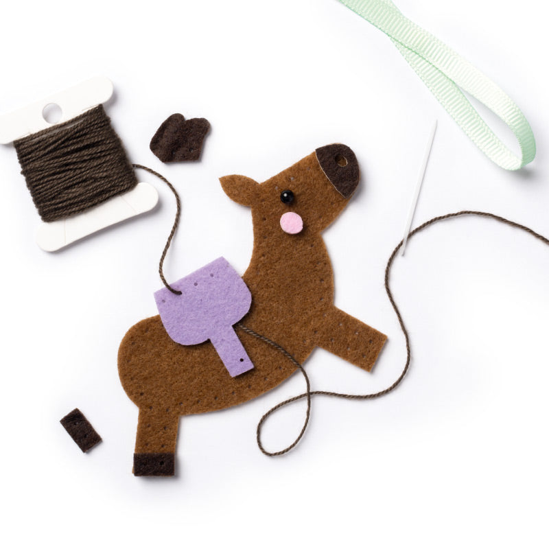 Folia - Mini felt sewing DIY kit - Horse | Scout & Co